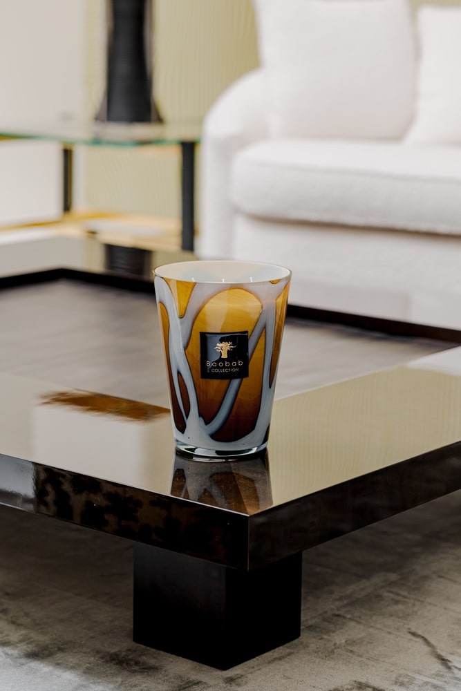 Baobab Collection | Stones Agate Scented Candle | Brown | FRASERS
